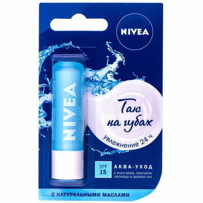 Бальзам для губ Nivea Аква-уход 4,8 г