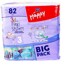 Подгузники Bella Happy Baby LP Midi размер 3, 5-9 кг, 82 шт.