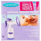 Молоковідсмоктувач Lansinoh двофазний ручний з накладкою Comfort Fit, пляшкою на 160 мл, соскою Natural Wave + запасні частини