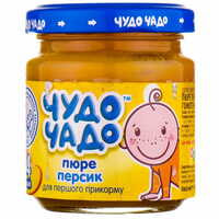 Пюре фруктове Чудо-Чадо Персик із цукром із 4-х місяців 90 г