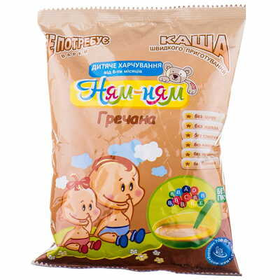 Каша безмолочная Ням-Ням Гречневая с 6-ти месяцев 150 г