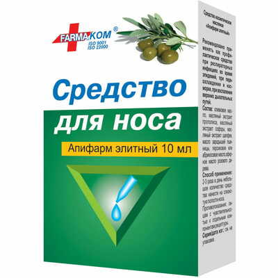 Апіфарм Елітний краплі наз. по 10 мл (флакон)
