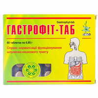 Гастрофит-Таб таблетки по 0,85 г №60 (6 блистеров х 10 таблеток)