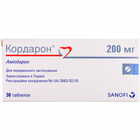 Кордарон таблетки по 200 мг №30 (2 блистера х 15 таблеток)