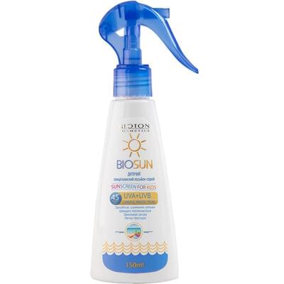 Лосьйон-спрей сонцезахисний дитячий Bioton Biosun SPF 45 150 мл