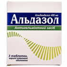 Альдазол таблетки по 400 мг №3 (блистер)