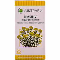 Цмину піщаного квітки Ліктрави по 25 г (коробка з внутр. пакетом)