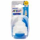 Соска силиконовая Avent Classic+ на 1 отверстие с рождения 2 шт.