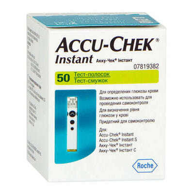 Тест-смужки для глюкометра Accu-Chek Instant 50 шт.