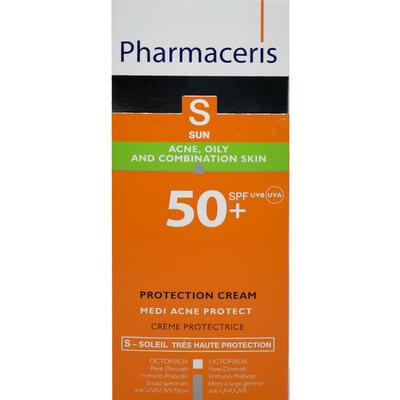 Крем для обличчя Pharmaceris S Medi Acne Protect сонцезахисний для шкіри з акне SPF 50+ 50 мл