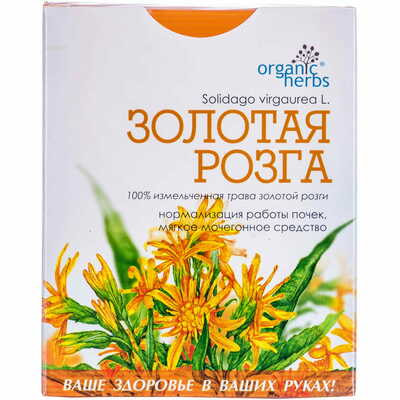 Фіточай Organic Herbs Золота різка по 50 г (коробка з внутр. пакетом)