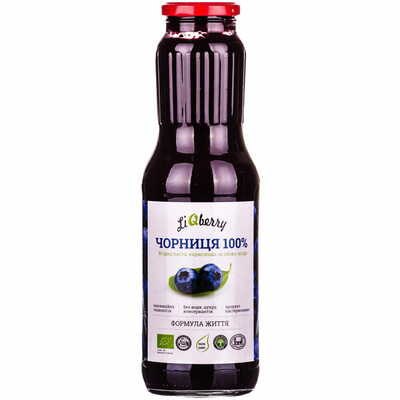 Функциональный пищевой продукт Liqberry паста черничная 1000 г