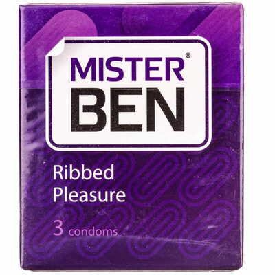 Презервативы Mister Ben Ribbed Pleasure 3 шт.