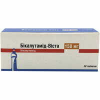 Бикалутамид-Виста таблетки по 150 мг №30 (3 блистера х 10 таблеток)