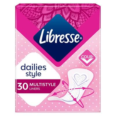 Прокладки щоденні Libresse Natural Daily Fresh Multistyle Plus 30 шт.