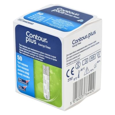 Тест-смужки Contour Plus 50 шт.