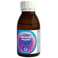 Перекис водню Solution Pharm розчин д/зовн. заст. 3% по 100 мл (флакон)