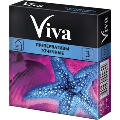 Презервативы Viva точечные 3 шт.