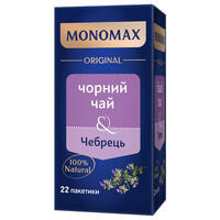 Чай черный Monomax Чабрец в фильтр-пакетах по 2 г 22 шт.