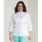 Костюм медичний жіночий Білий Халат Сакура розмір 56 м'ятно-білий - фото 3