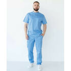 Купити Костюм медичний чоловічий Денвер розмір 52 блакитний Костюм медичний чоловічий Денвер розмір 52 блакитний