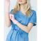 Туніка медична жіноча Наомі розмір 42 блакитна - фото 3