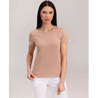 Футболка медицинская женская Белый Халат размер L бежевая