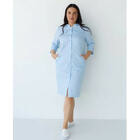 Халат медичний жіночий Валері розмір 50 блакитний