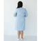 Халат медичний жіночий Валері розмір 50 блакитний - фото 3