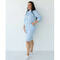 Халат медичний жіночий Валері розмір 50 блакитний - фото 2