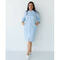 Халат медичний жіночий Валері розмір 50 блакитний - фото 1