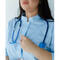 Халат медичний жіночий Сакура розмір 60 блакитний - фото 3