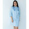 Халат медичний жіночий Сакура розмір 60 блакитний - фото 2