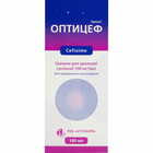 Оптицеф гранулы д/орал. суспензии 100 мг / 5 мл по 53 г для 100 мл (флакон)