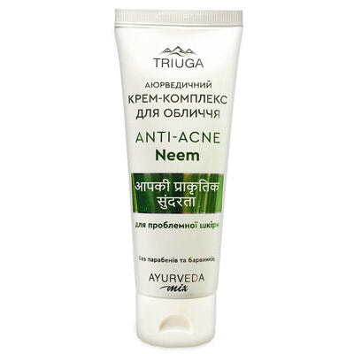 Крем для лица Triuga Anti-Acne Neem аюрведический для проблемной кожи 75 мл