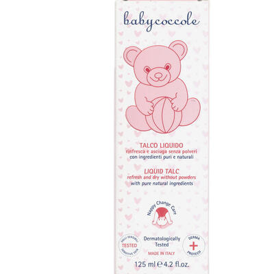 Присыпка детская Babycoccole Liquid Talc жидкая с кукурузным крохмалом 125 мл