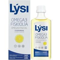 Омега-3 LYSI жирные кислоты EPA/DHA со вкусом лимона жидкость по 240 мл (флакон)