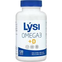 Омега-3 LYSI комплекс з вітаміном D3 капсули по 500 мг №120 (флакон)