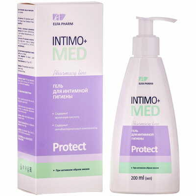 Гель для интимной гигиены Elfa Pharm Intimo+med Protect 200 мл