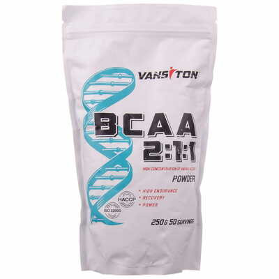 ВСАА 2:1:1 Vansiton Амінокислотний комплекс порошок 250 г (пакет)
