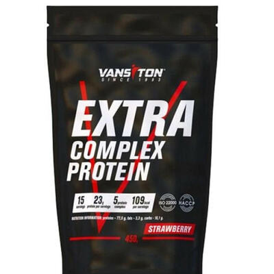 Протеїн Vansiton Extra Protein Полуниця 450 г