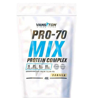 Протеїн Vansiton Pro-70 Mix Ваніль 450 г