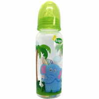 Бутылочка для кормления Topo Buono T001 пластиковая c силиконовой соской 250 мл