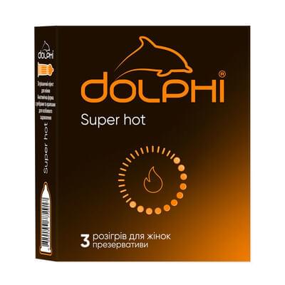 Презервативи Dolphi Super Hot 3 шт.