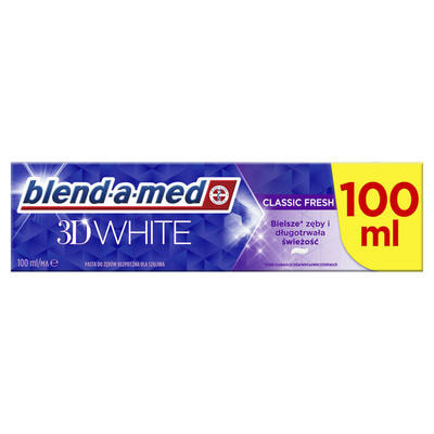 Зубна паста Blend-A-Med 3D White Класична свіжість 100 мл