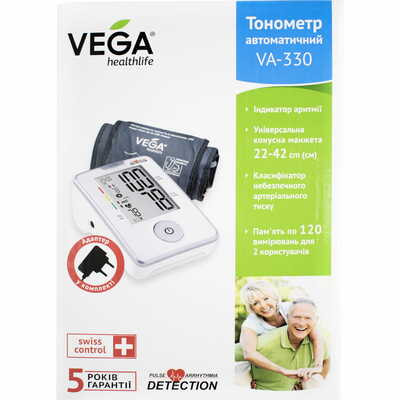 Тонометр VEGA VA-330 автоматический