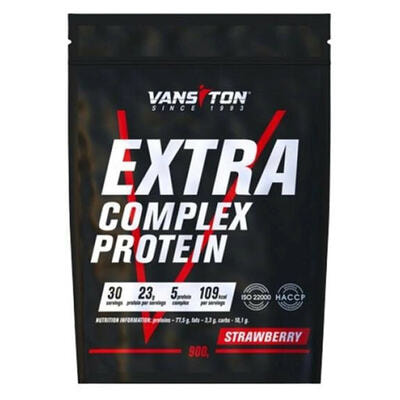 Протеин Vansiton Extra Protein Клубника 900 г