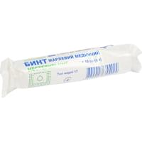 Бинт марлевий Лубнифарм нестерильний 5 м х 10 см