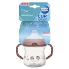 Кружка тренувальна Canpol 56/612_pin з силіконовим носиком та ручками 150 мл