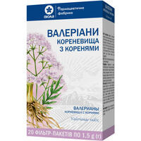 Валеріани кореневища з коренями Віола по 1,5 г №20 (фільтр-пакети)